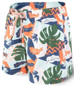 SAXX Cannonball 2n1 Trunk Aqua Cut Collage