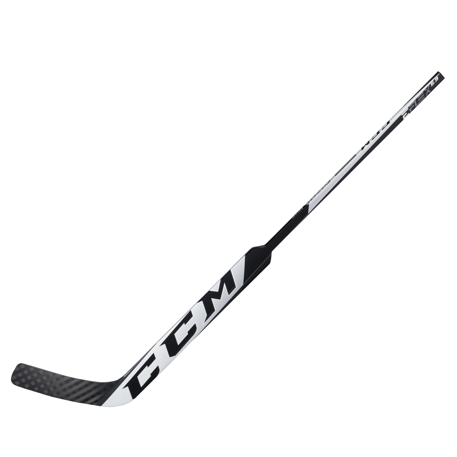 CCM EFLEX 5.9 Intermediate Goalie Stick (White/Black) - Image 2