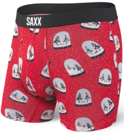 SAXX Vibe Boxer Brief Red Snow Globes